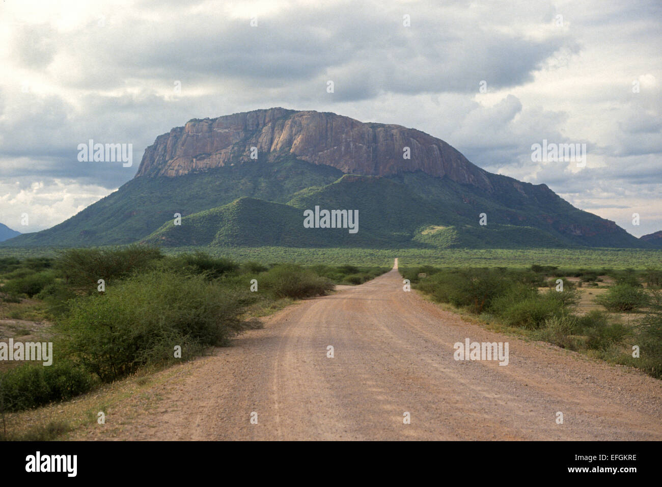 Mt Ololokwe, Kenya Stock Photo - Alamy