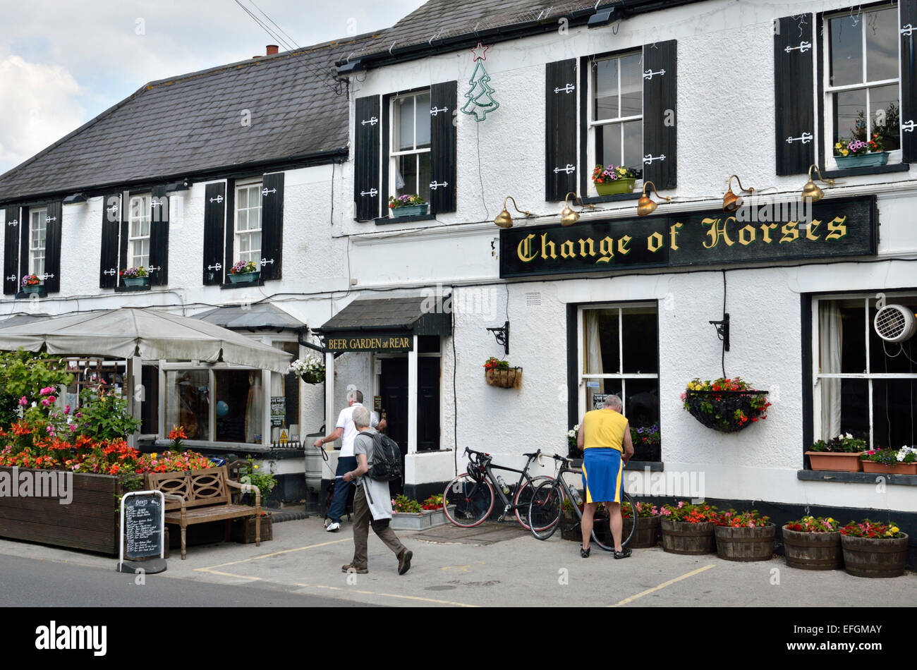 The Change of Horses pub in Farnborough, Orpington, Kent, UK Stock Photo