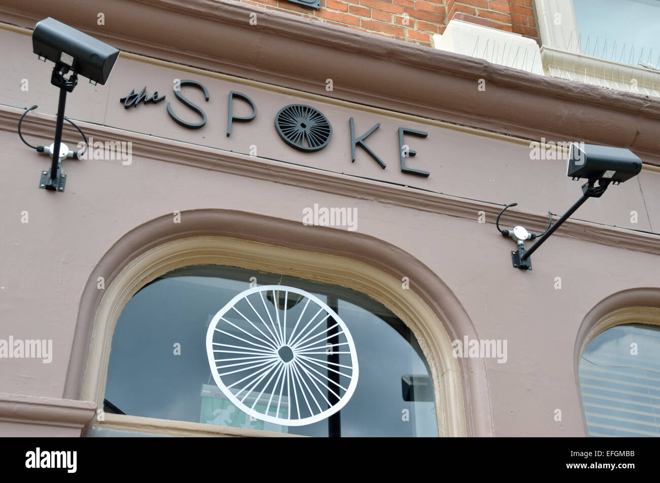 The Spoke coffee shop restaurant in Holloway Road, London, UK. Stock Photo
