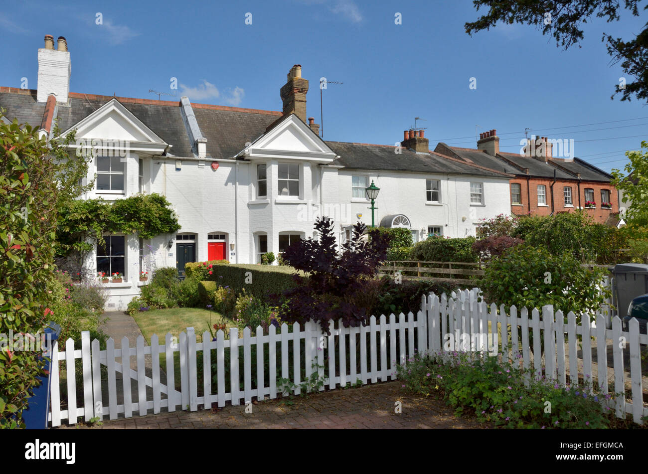 Properties in Hadley Highstone, Barnet, London, UK. Stock Photo