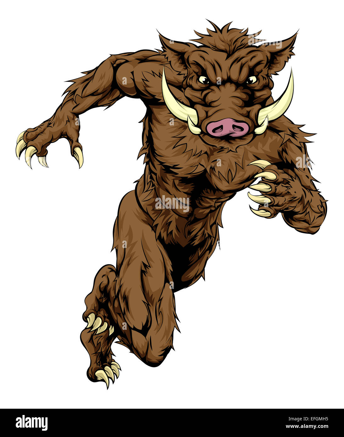 Razorback mascot Cut Out Stock Images & Pictures - Alamy