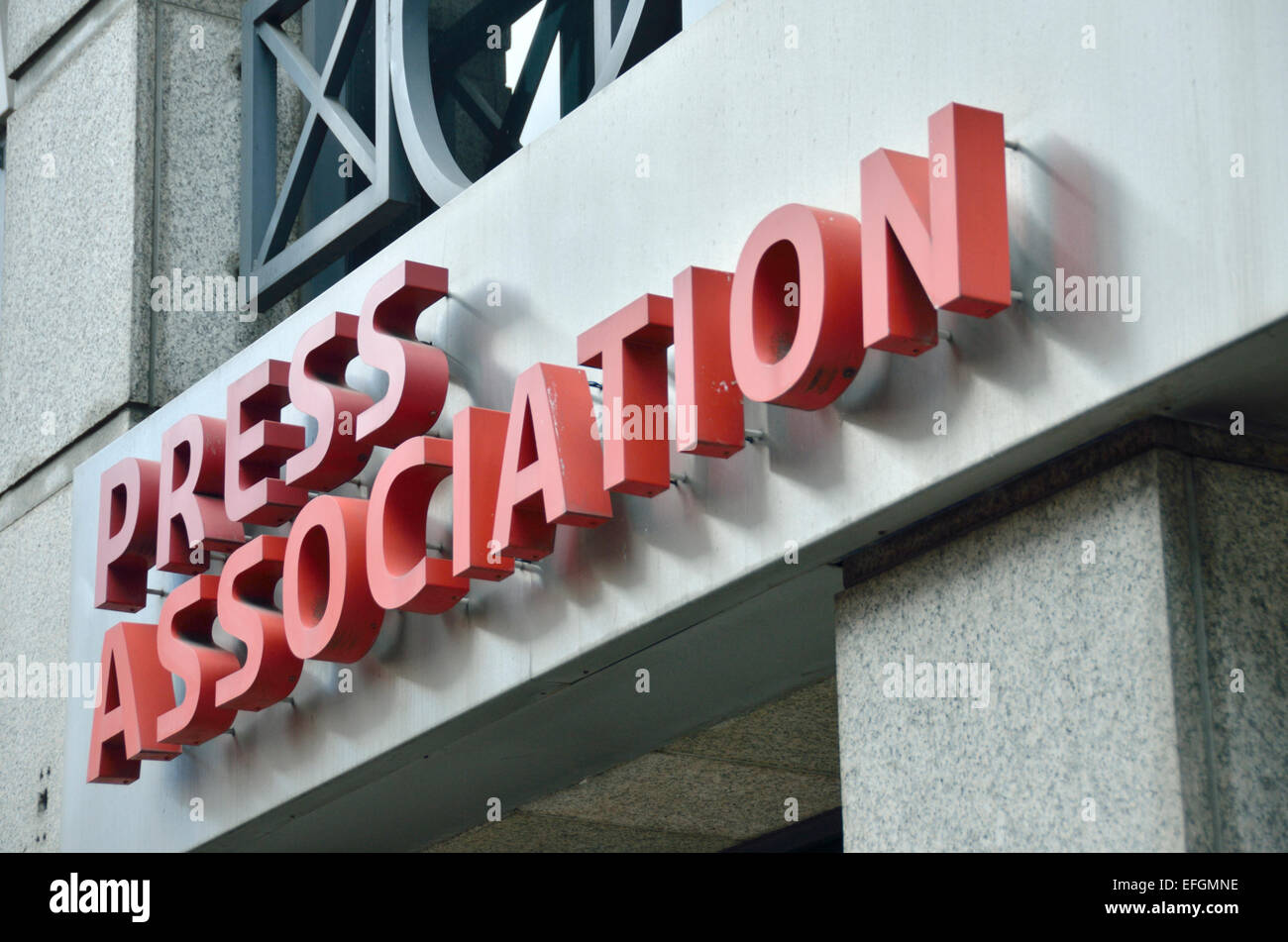 Press Association Headquarters in Vauxhall Bridge Road, Victoria, London, UK. Stock Photo