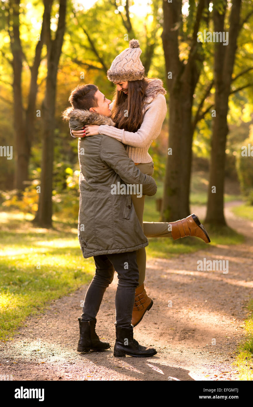In love with a man, pick up a woman on his lap Stock Photo Alamy