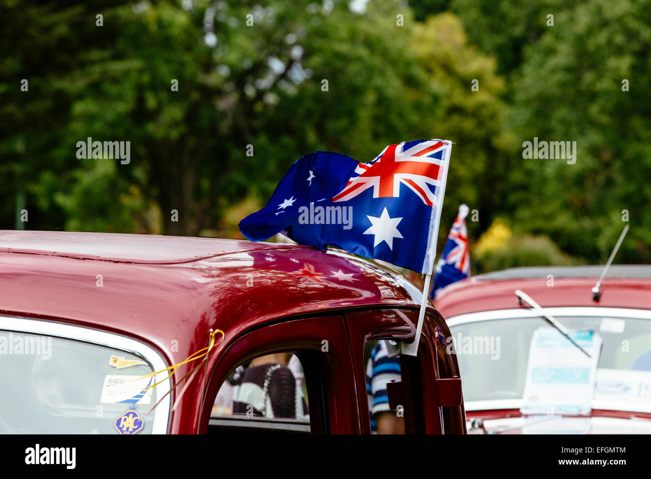Classic cars on display, RACV Australia Day picnic and Federation ...