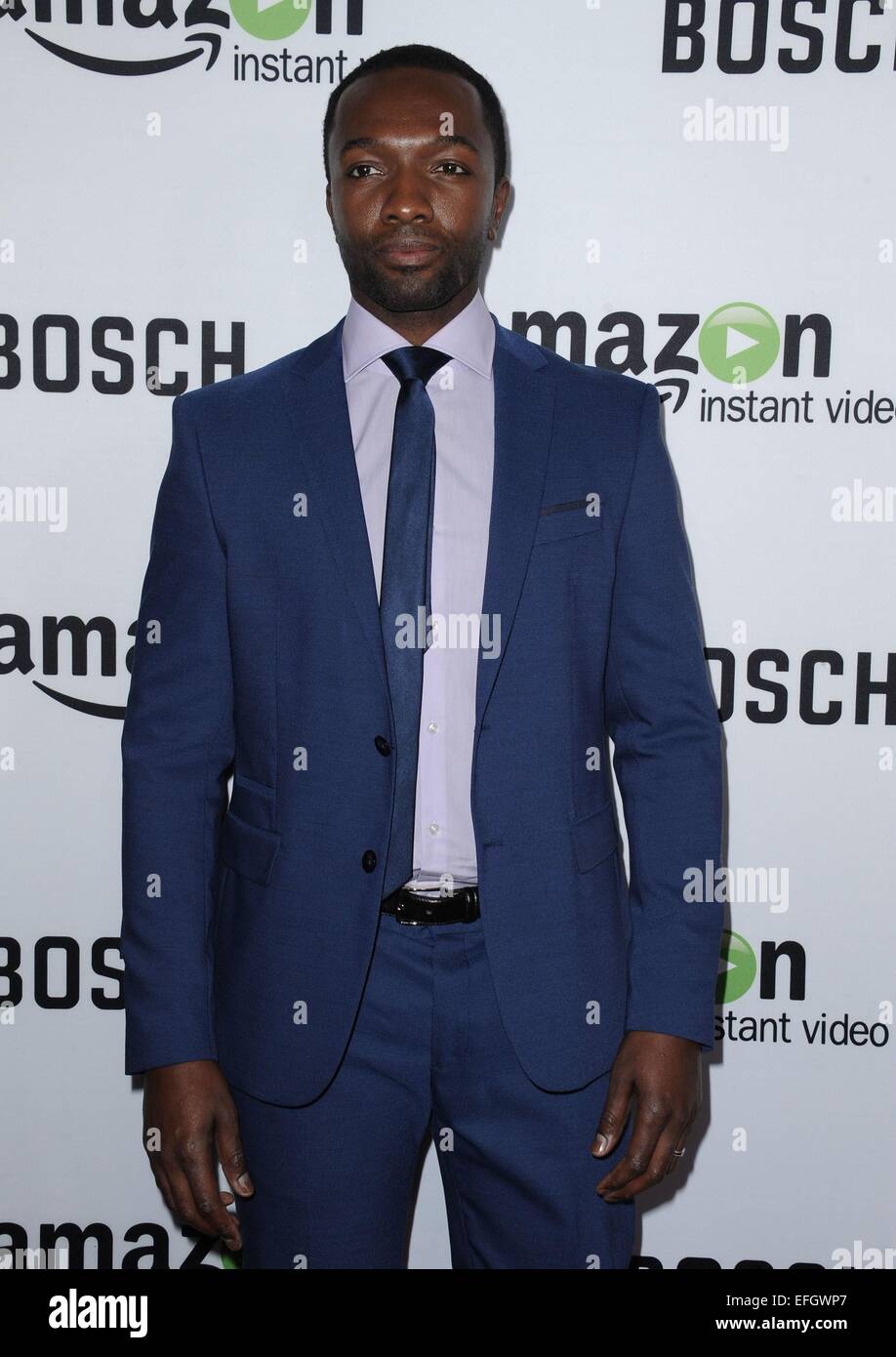 Hollywood, CA. 3rd Feb, 2015. Jamie Hector at arrivals for BOSCH