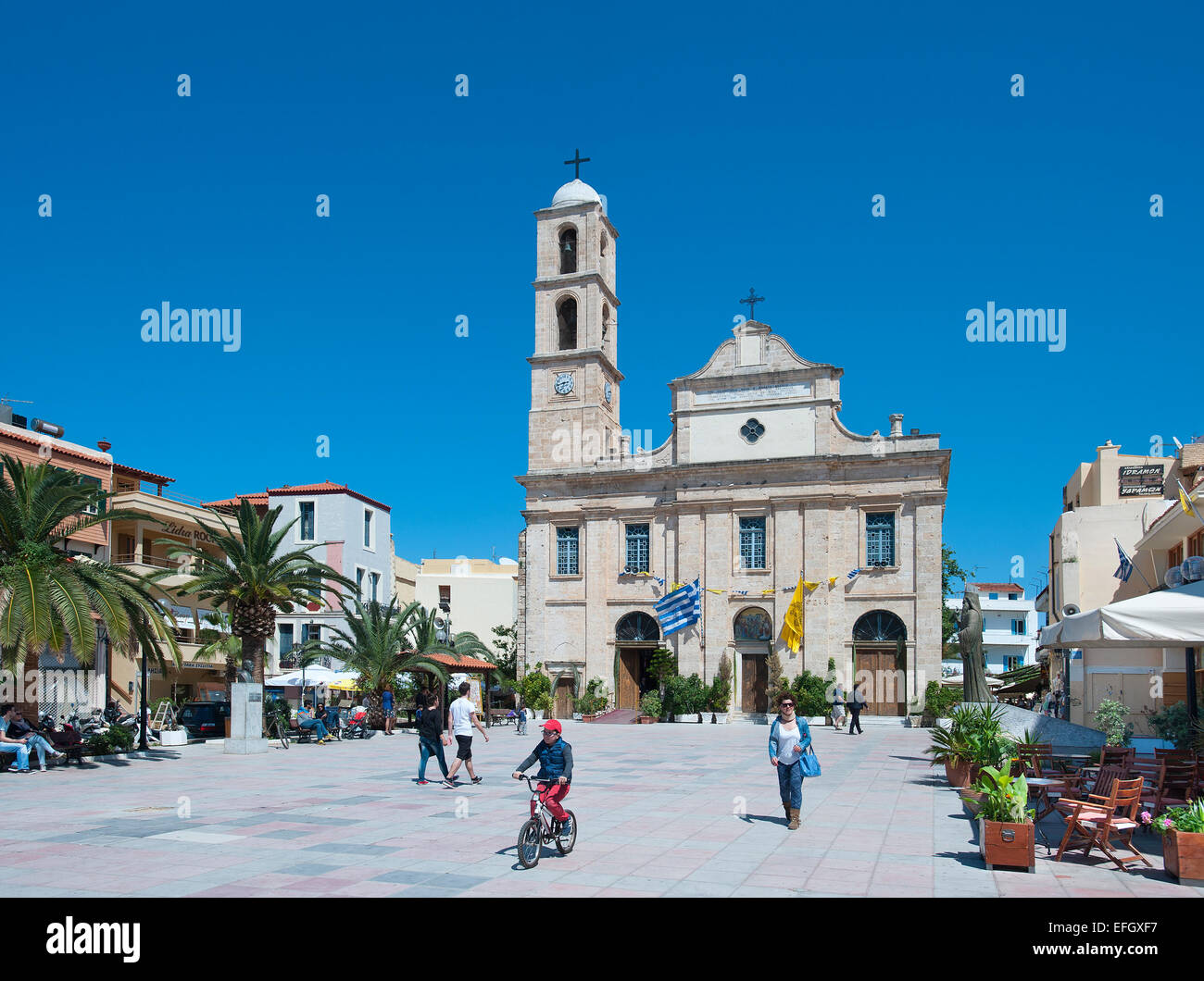 Church of the Trimartyri, Chania, Crete, Greece Stock Photo