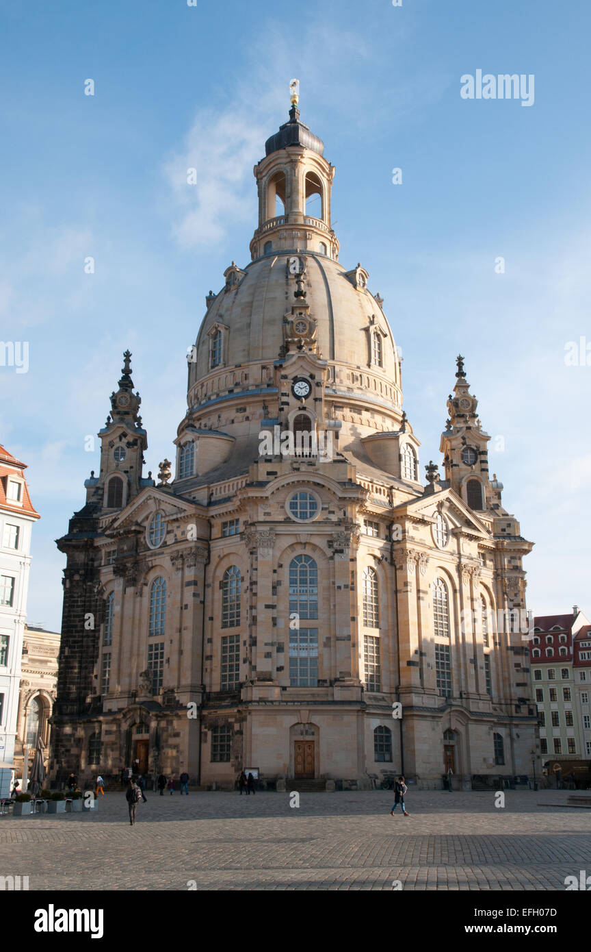 Frauenkirche, Church of Our Lady, Dresden Stock Photo