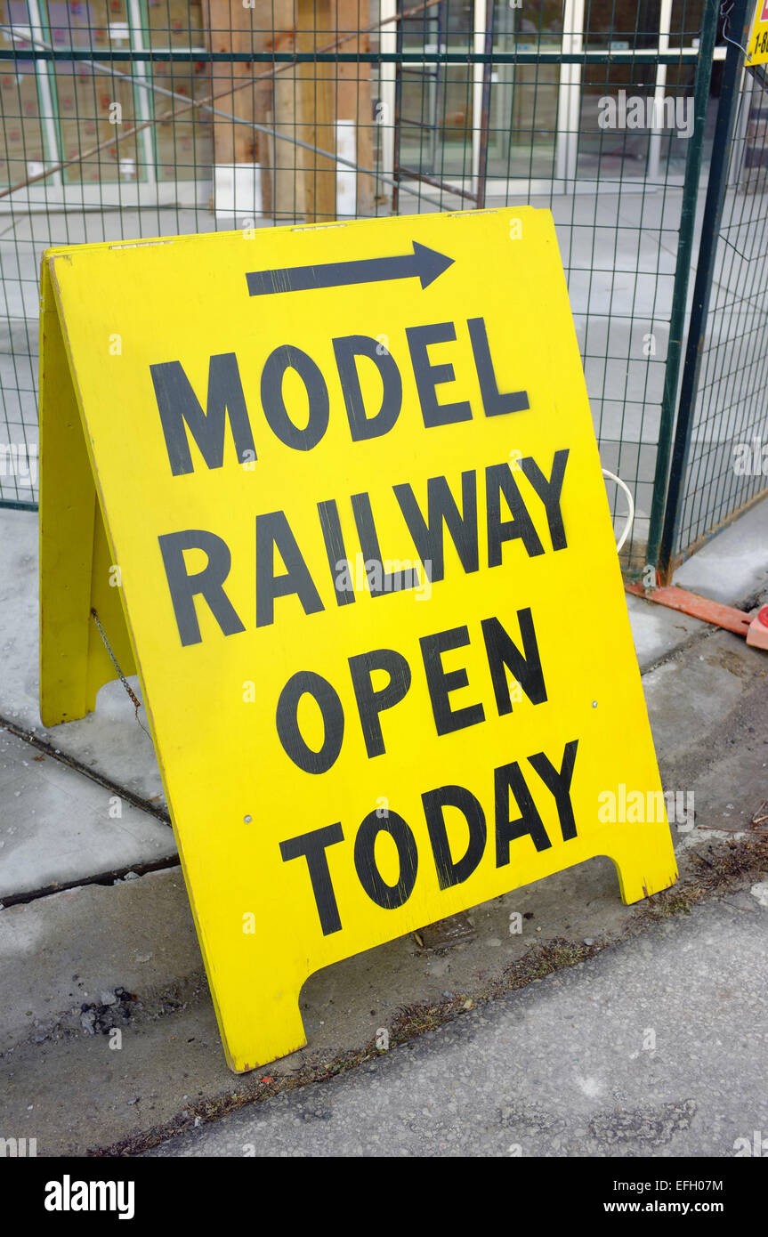 Model railway open today sign hires stock photography and images Alamy