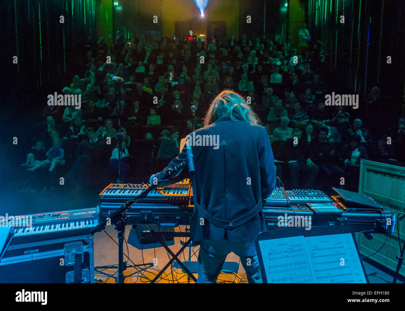 Concert at Harpa Music Hall, Reykjavik, Icelandt Stock Photo