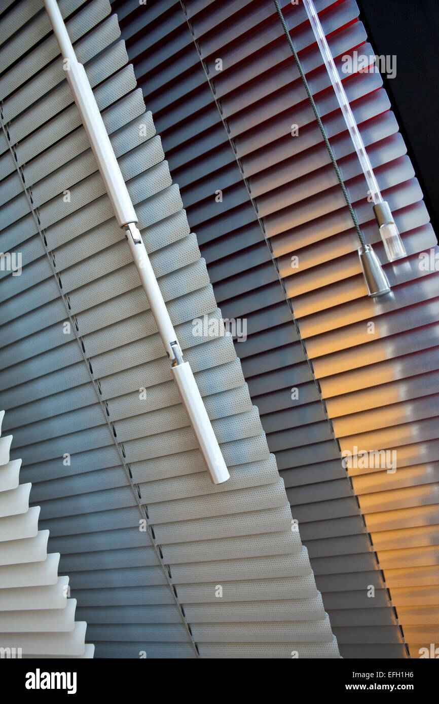 Various blinds in a room Stock Photo Alamy