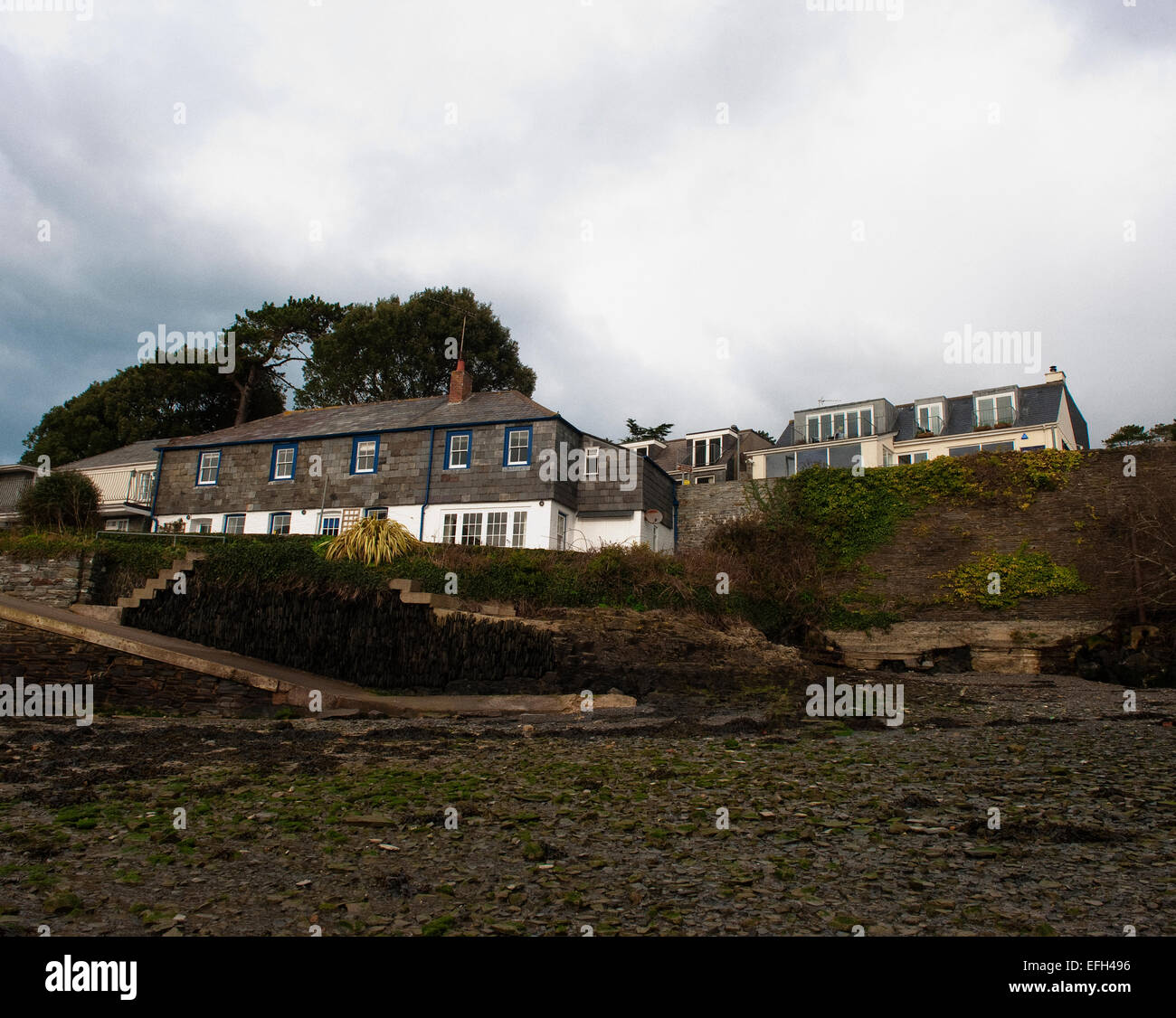 Exclusive village of Rock North Cornwall Stock Photo Alamy
