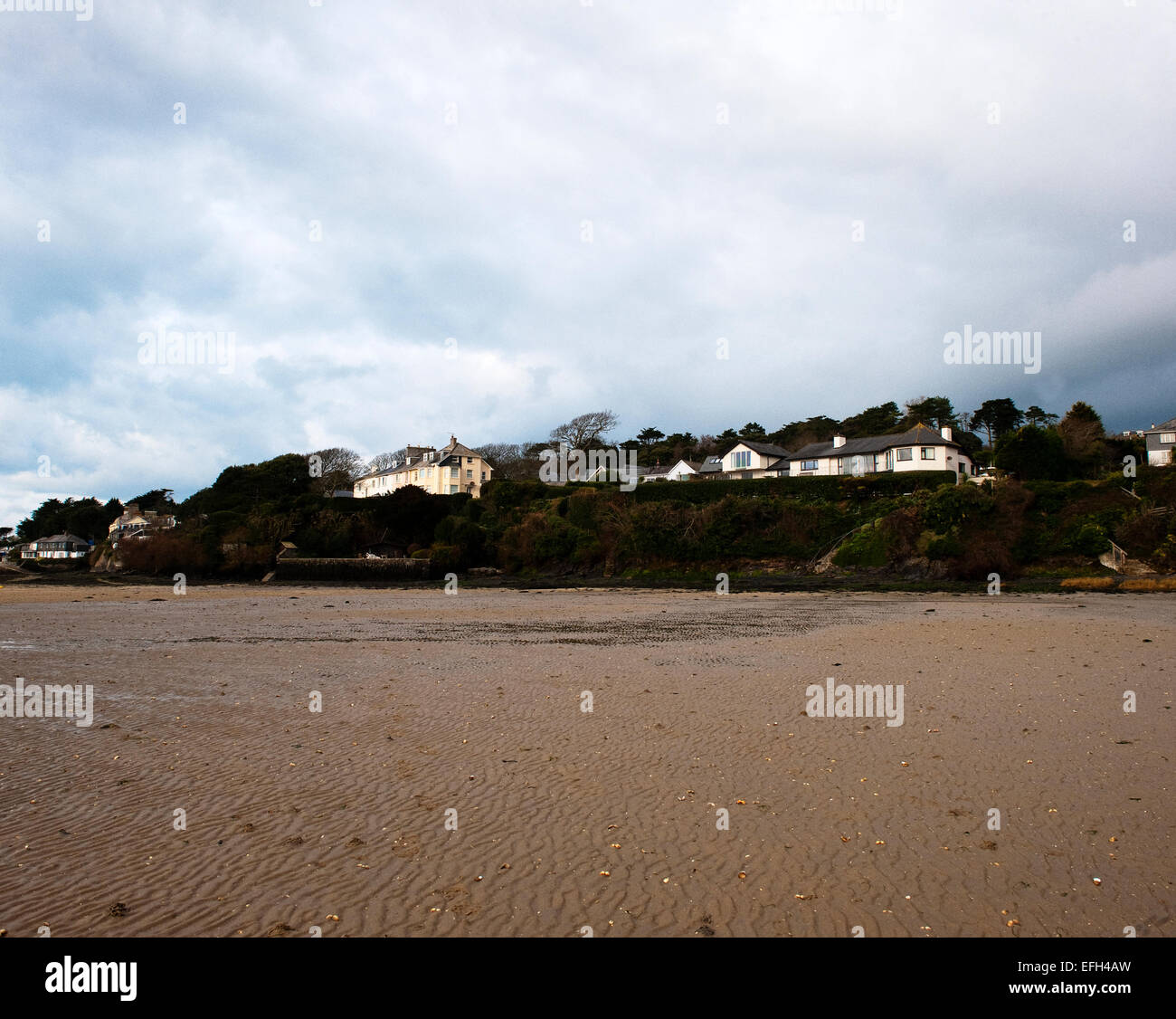 Exclusive village of Rock North Cornwall Stock Photo Alamy