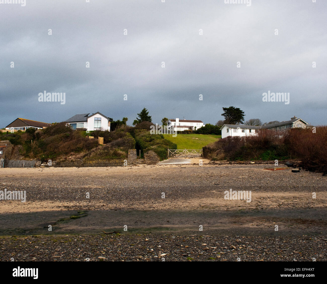 Exclusive village of Rock North Cornwall Stock Photo Alamy