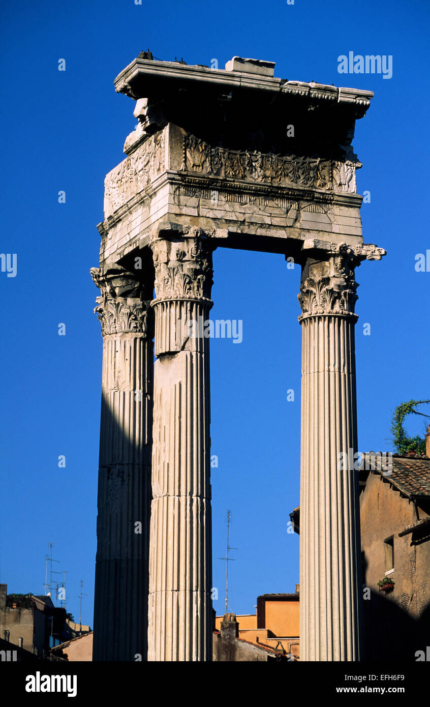 Italy, Rome, temple of Apollo Sosianus Stock Photo