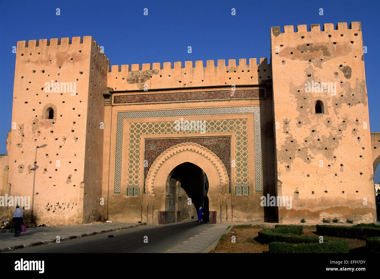 Morocco, Meknès, Bab el Khemis Stock Photo