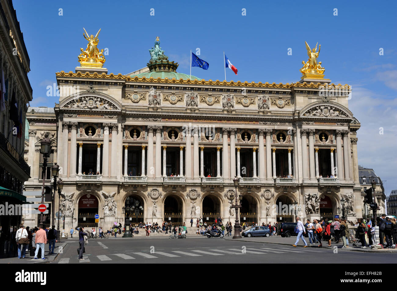 Paris, Opera Garnier Stock Photo