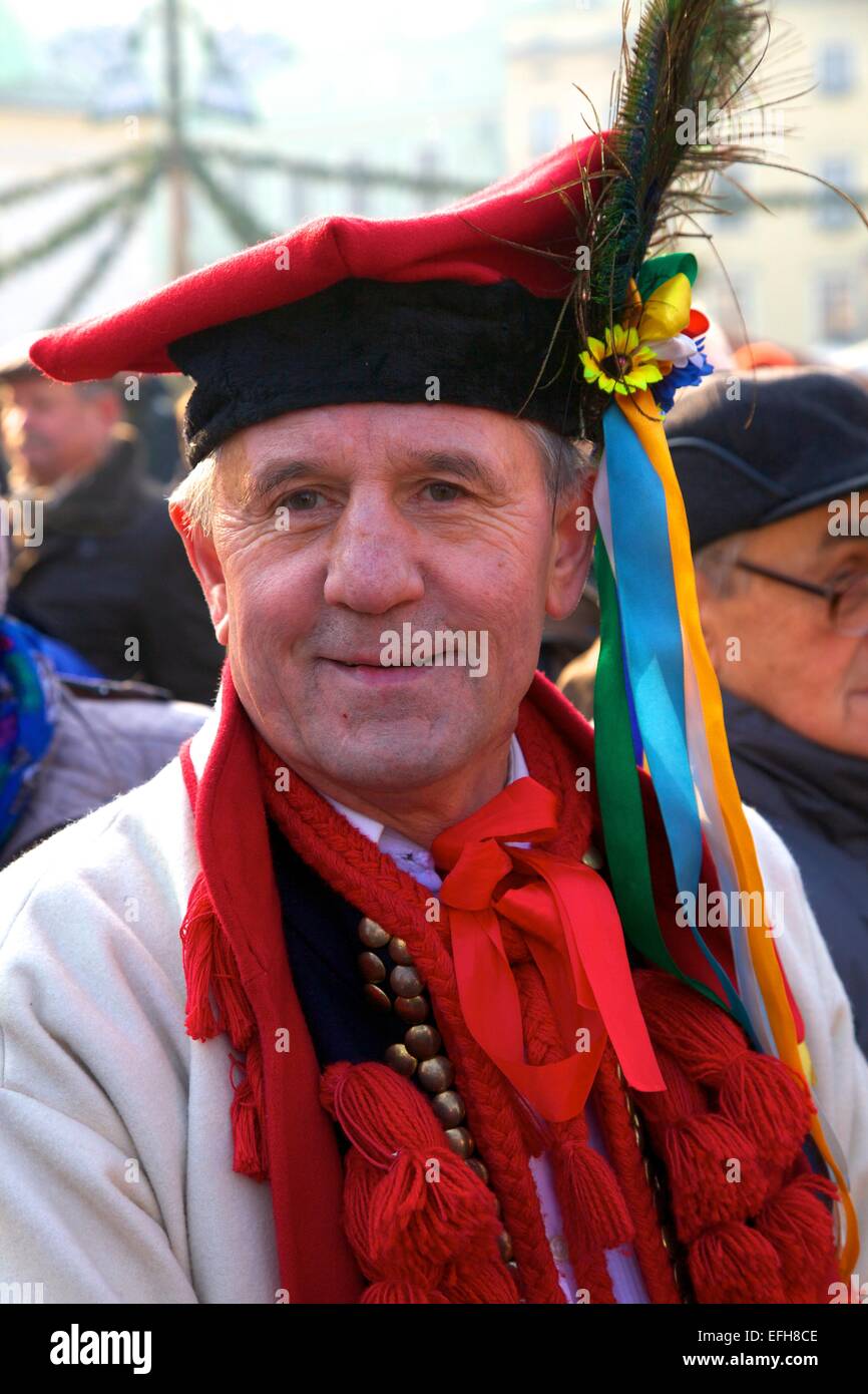 Traditional Christmas Crib Festival, Krakow, Poland, Europe Stock Photo