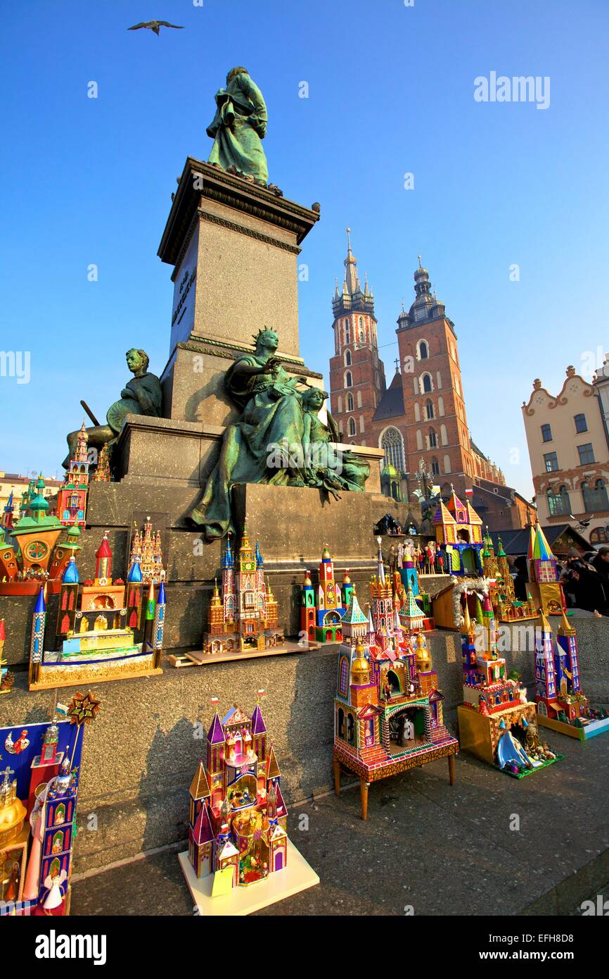 Traditional Christmas Crib Festival, Krakow, Poland, Europe Stock Photo