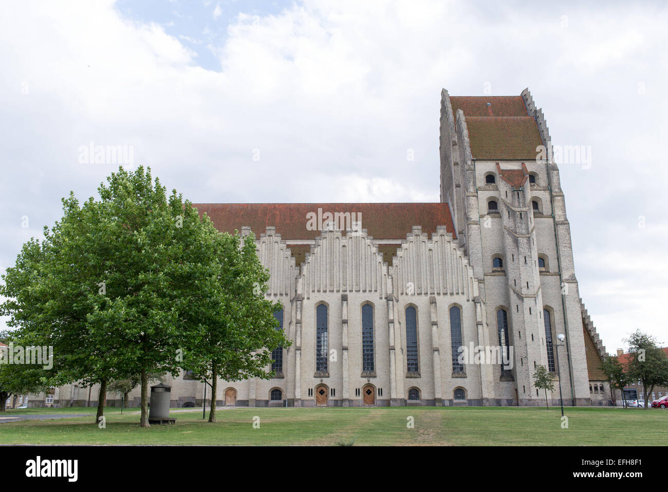 Grundtvig's Church in Bispebjerg, Copenhagen, Denmark Stock Photo