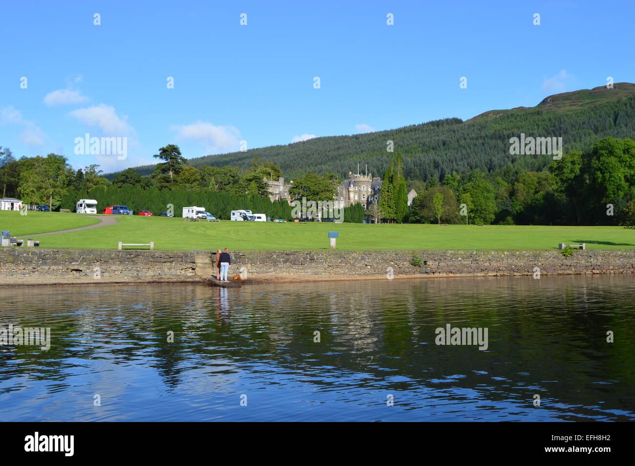 Tarbet, on shore of Loch Lomond, Scotland Stock Photo Alamy
