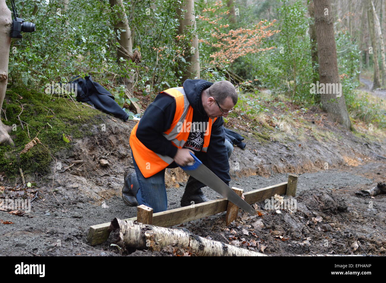 building bike trails