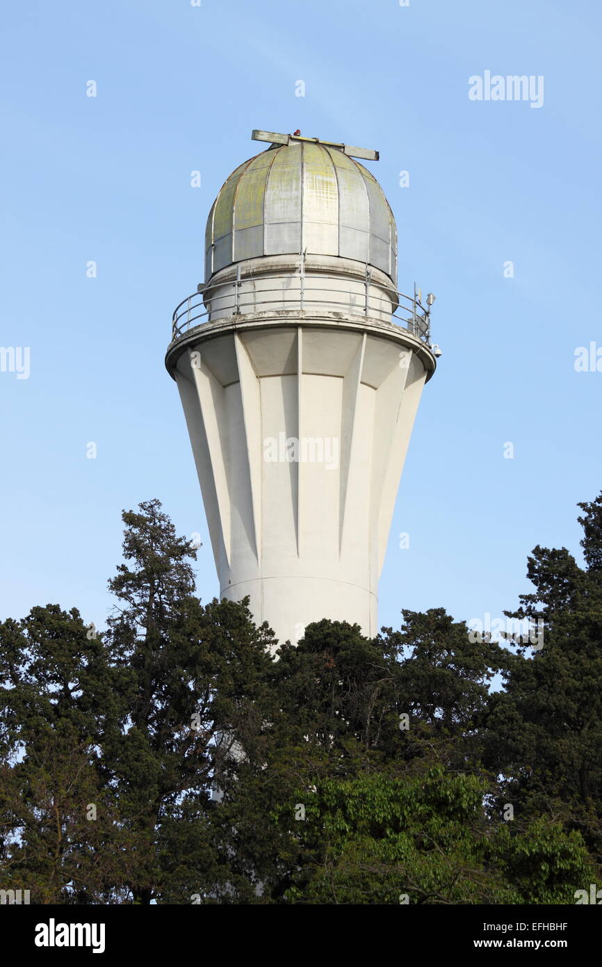 Astronomic observatory tower in Rome, Italy Stock Photo