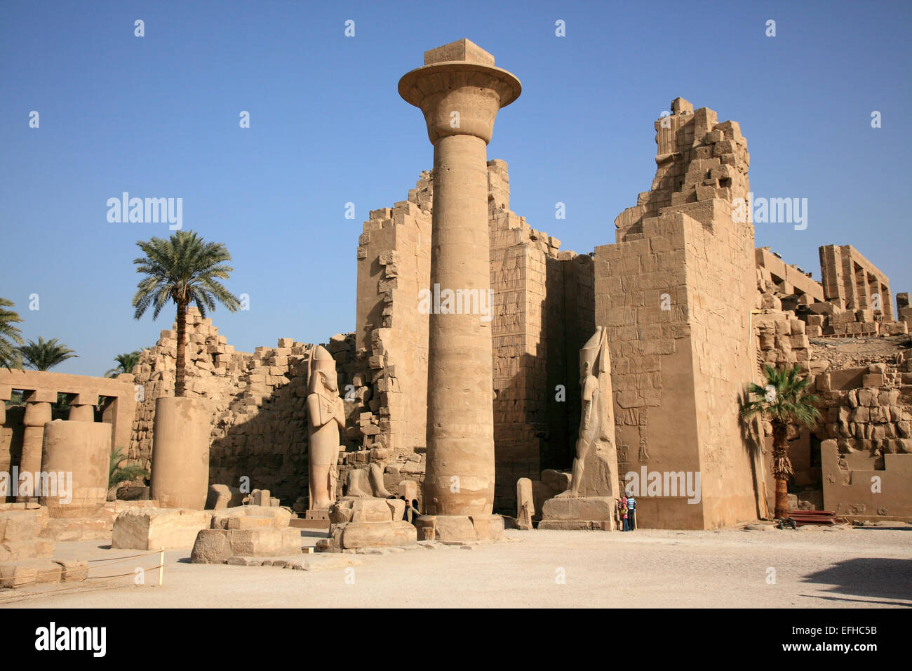 Karnak Temple / Luxor / Egypt Stock Photo