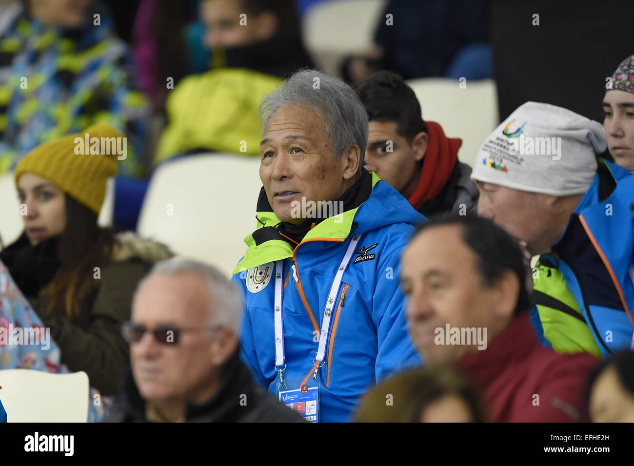 Toshimasa Furukawa (JPN), FEBRUARY 4, 2015 : the 27th Winter Universiade Granada 2015 Figure Men's Short Program at Universiade Igloo, Granada, Spain. © AFLO SPORT/Alamy Live News Stock Photo