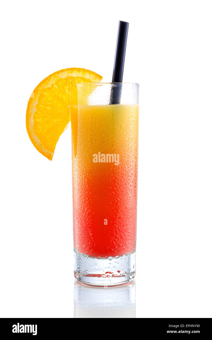 Glass campari with orange slice hires stock photography and images Alamy