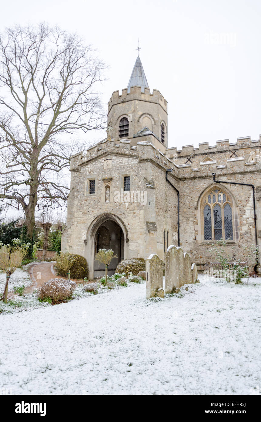 St Mary's Church, Great Shelford, Cambridgeshire Stock Photo