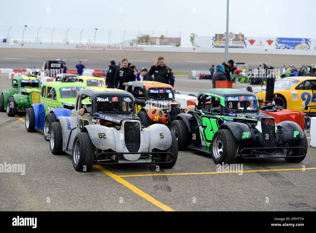 Auto Clearing Motor Speedway racing circuit in Saskatoon, Saskatchewan