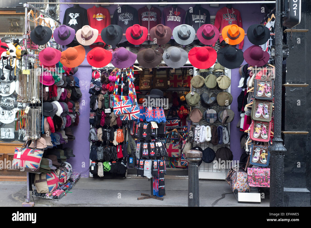 Hat shop, Portobello road, London Stock Photo Alamy