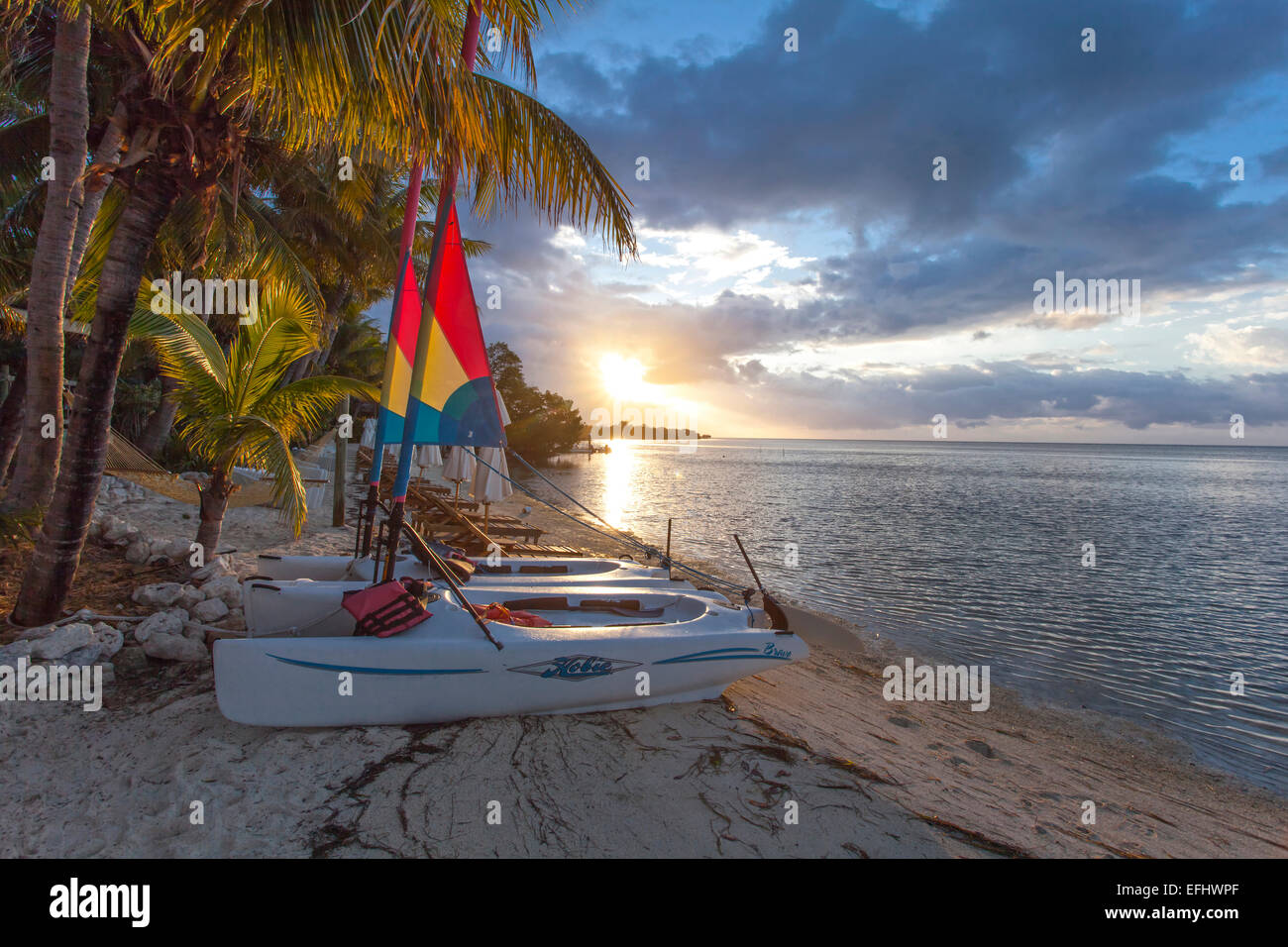 Impression at Little Palm Island Resort, Florida Keys, USA Stock Photo