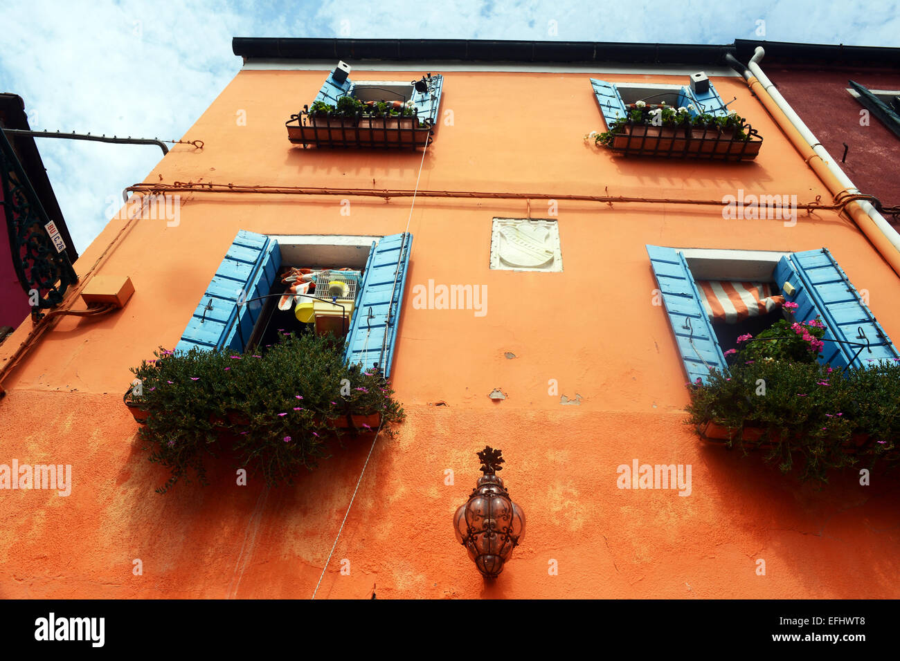 Painted orange house hires stock photography and images Alamy