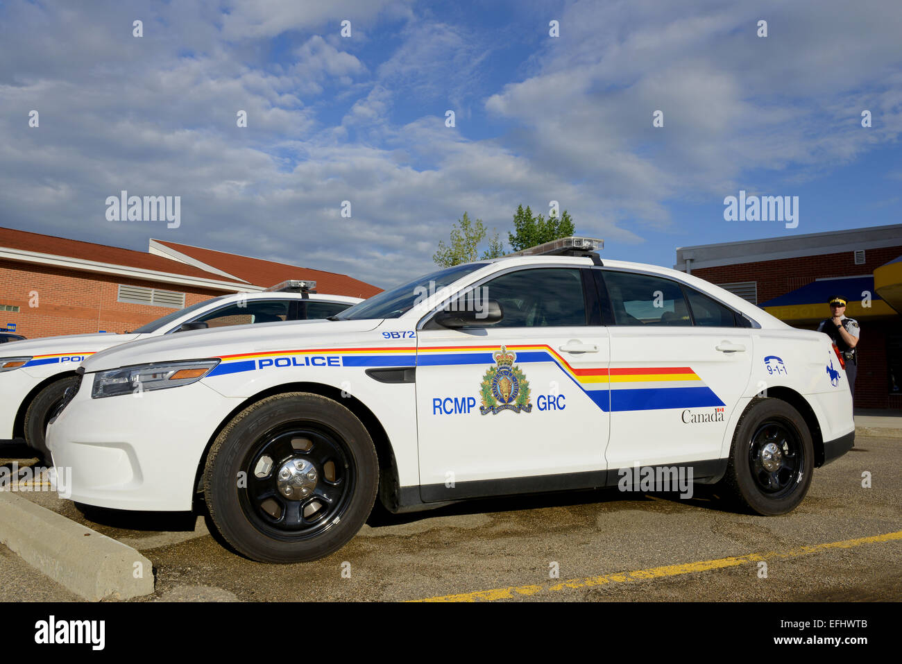 Canada, Police car, RCMP police car Stock Photo