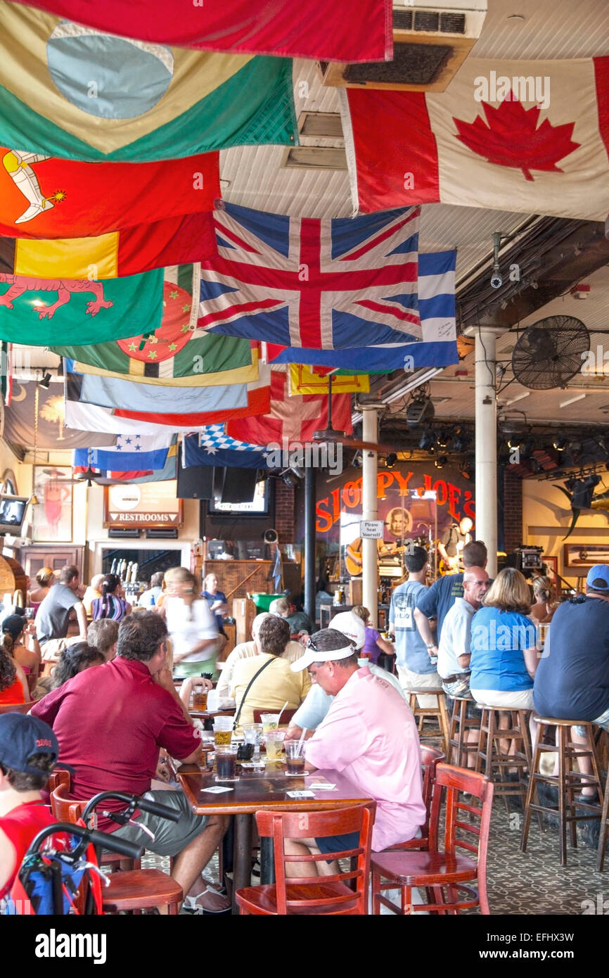 The famous bar pub Sloppy Joe's in Key West, Florida Keys, Florida, USA