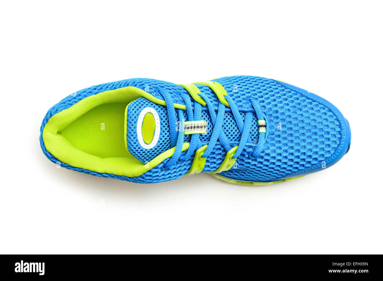 sport shoe closeup detail isolated Stock Photo