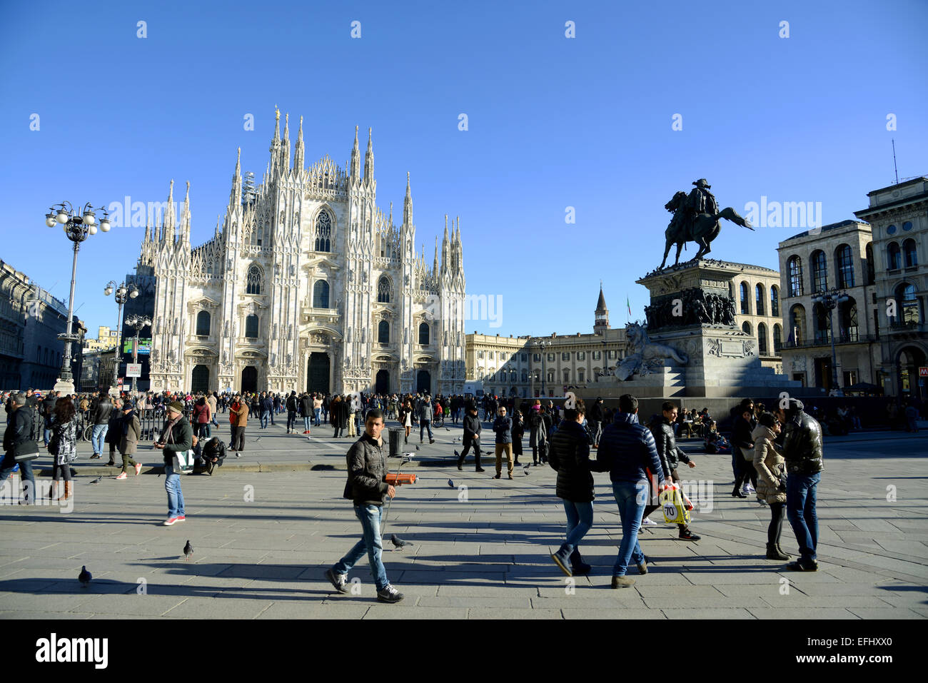 Cathedral, Milan Cathedral, Il Duomo Cathedral, Milan, Italy Stock Photo