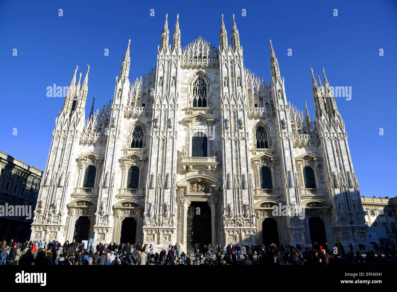 Cathedral, Milan Cathedral, Il Duomo Cathedral, Milan, Italy Stock Photo