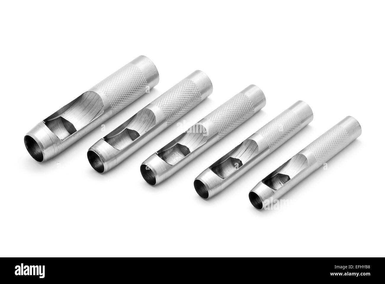 hollow punch tool on white Stock Photo Alamy