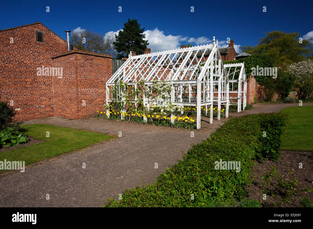 Greenhouse Bantock House Wolverhampton West Midlands England UK Stock