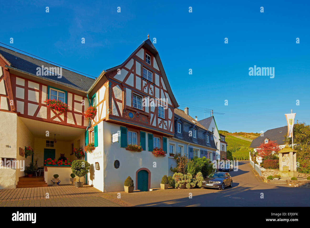 Hof der Grauen Schwestern in Kroev, Mosel, Rhineland-Palatinate, Germany, Europe Stock Photo