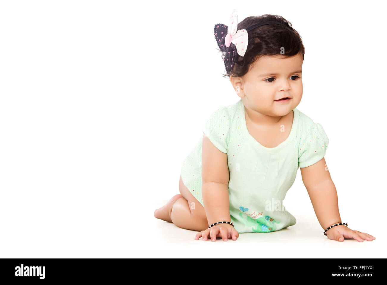 1 indian Beautiful baby Stock Photo