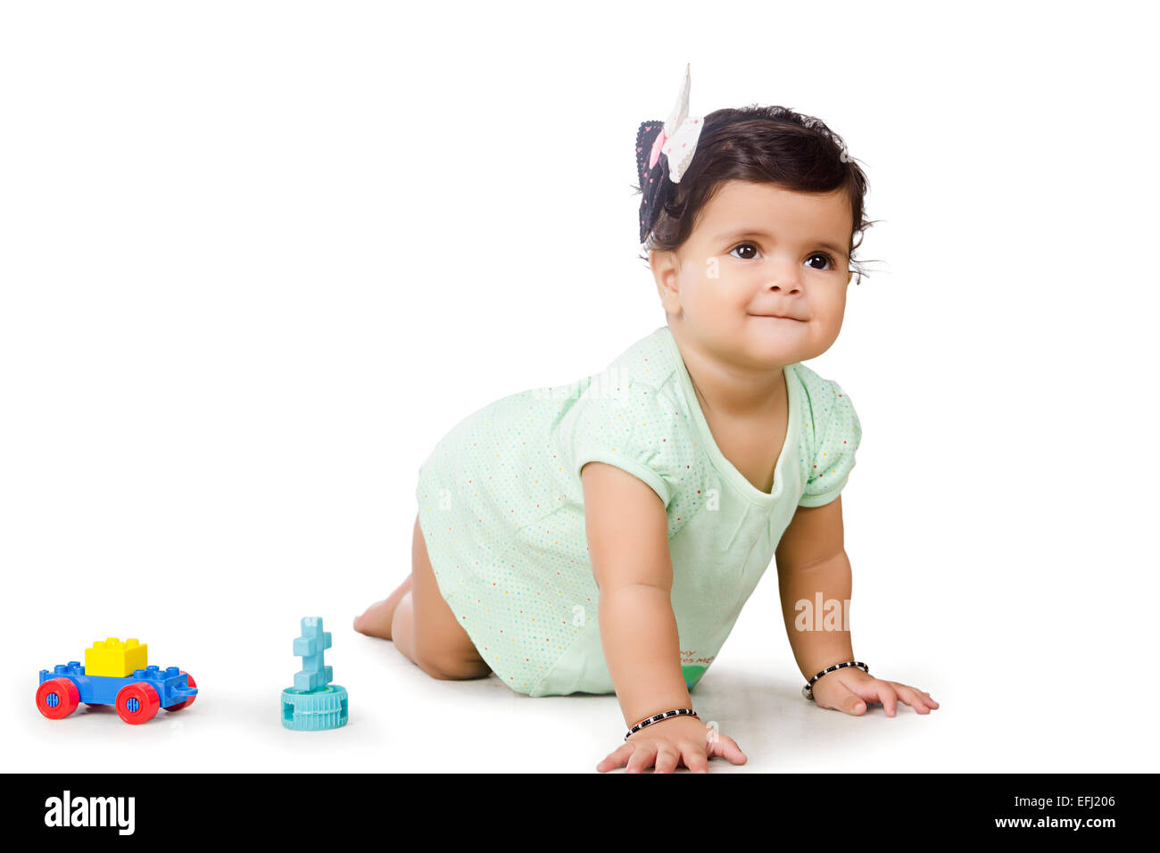 1 indian Beautiful baby Stock Photo