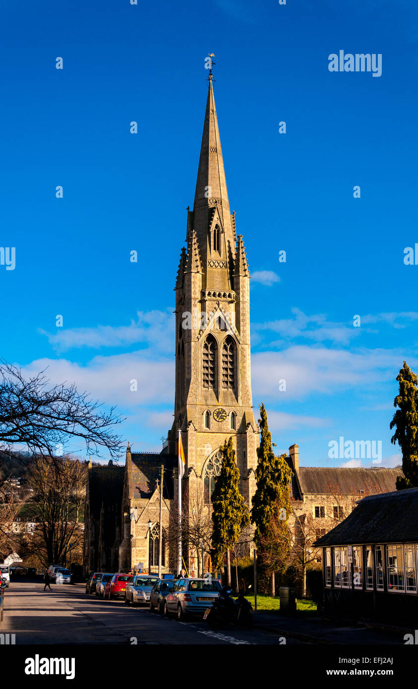 Church of St John the Evangelist in Bath Somerset England UK Stock Photo