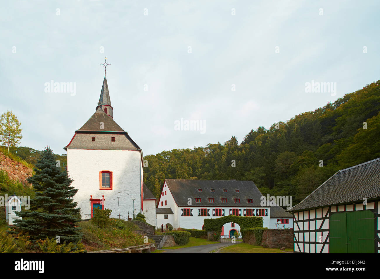 Monastery, Kloster Ehrenstein, Asbach-Ehrenstein, Rhineland-Palatinate, Germany, Europe Stock Photo