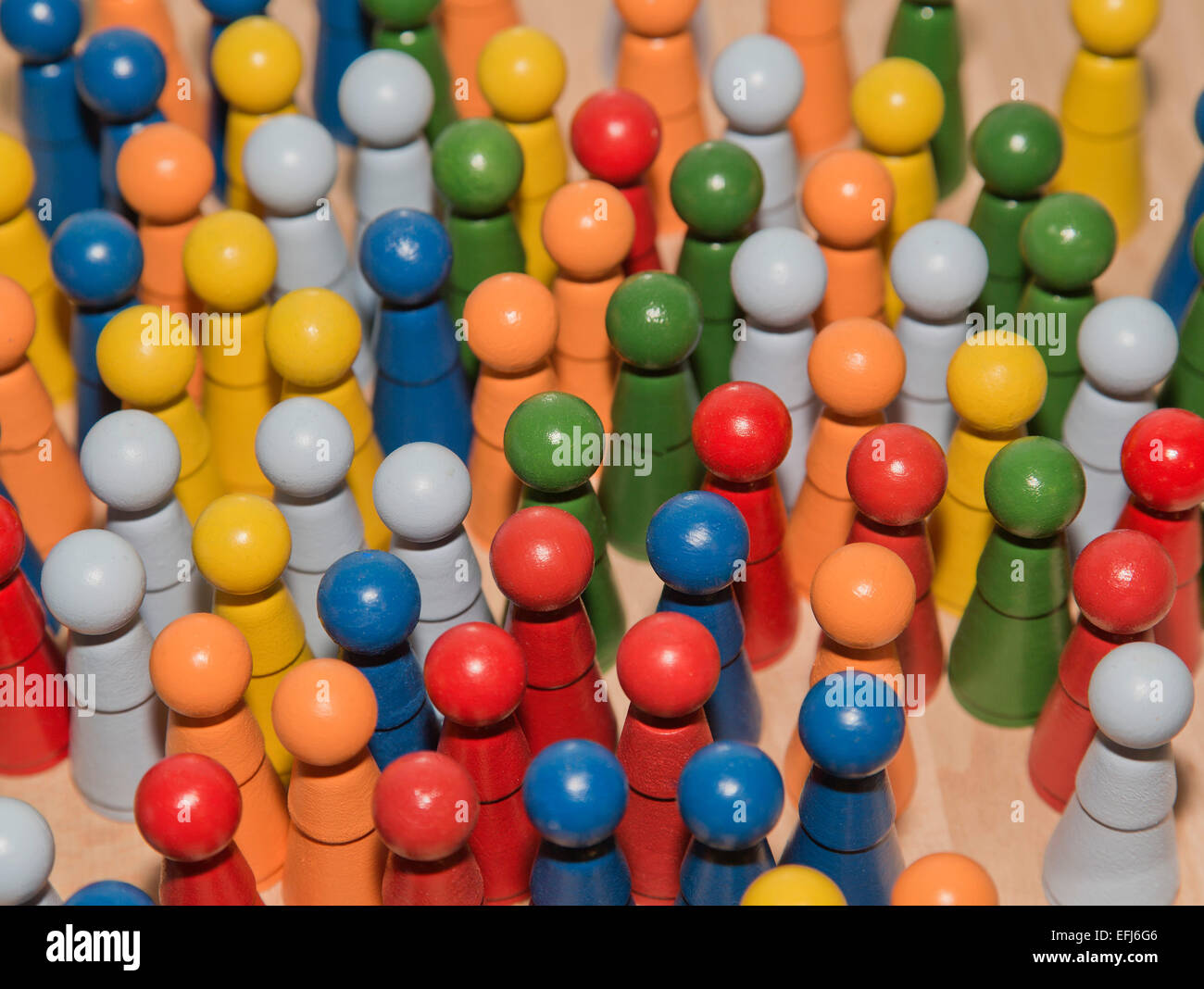 Colorful wooden pins Stock Photo Alamy