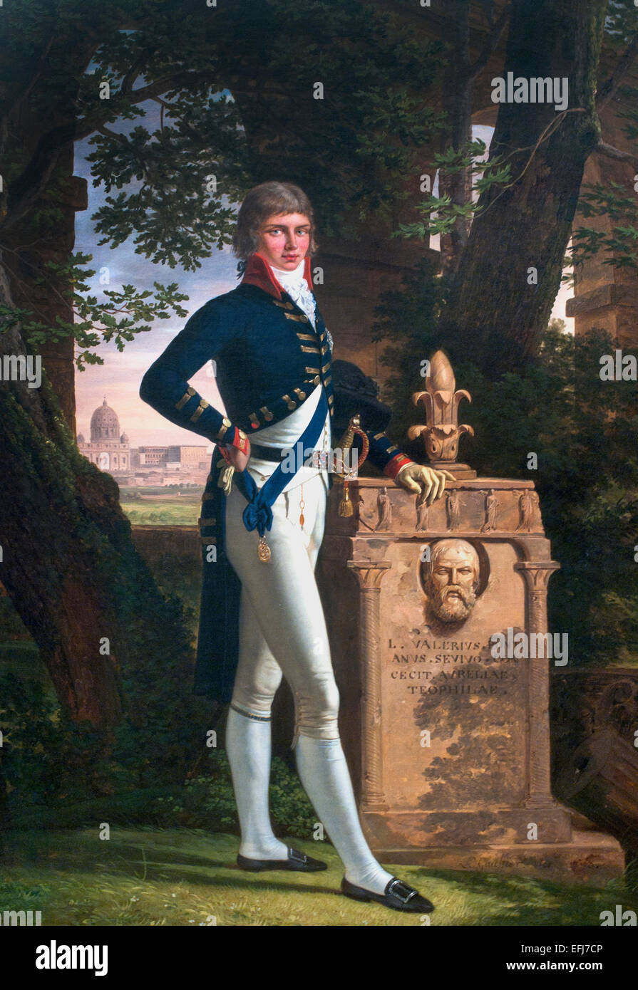 Prince Augustus Frederick, Duke of Sussex  1793  Louis Gauffier 1762-1801 France French Stock Photo