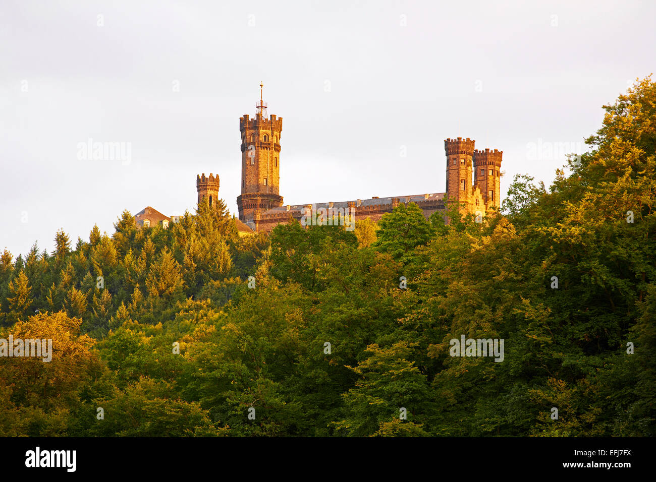 Burg Schaumburg near Balduinstein, Lahn, Westerwald, Rhineland-Palatinate, Germany, Europe Stock Photo