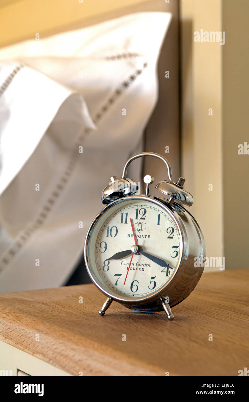 Bedroom alarm clock Stock Photo Alamy